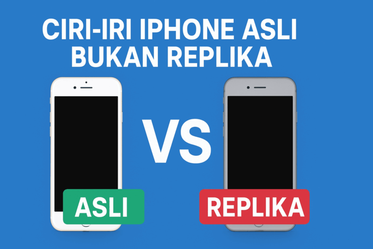 Cara Mengenali Ciri-Ciri iPhone Asli Bukan Replika