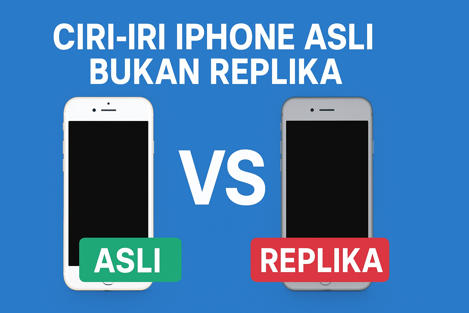 Cara Mengenali Ciri-Ciri iPhone Asli Bukan Replika