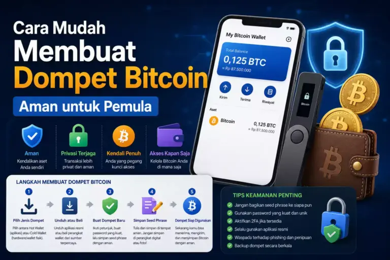 Cara Mudah Membuat Dompet Bitcoin Aman untuk Pemula