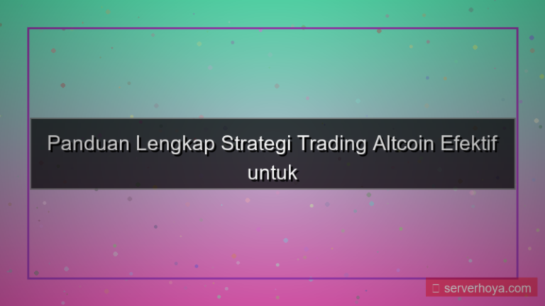 ilustrasi Altcoin trading strategies