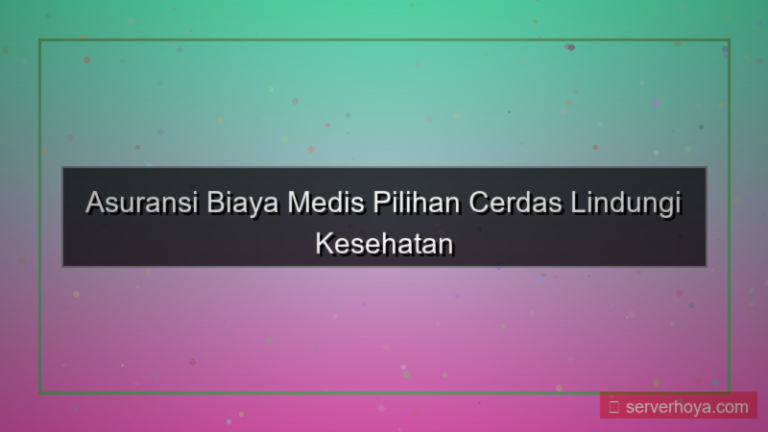 tampilan Asuransi biaya medis