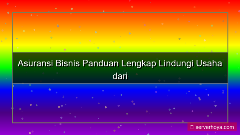 konten Asuransi bisnis