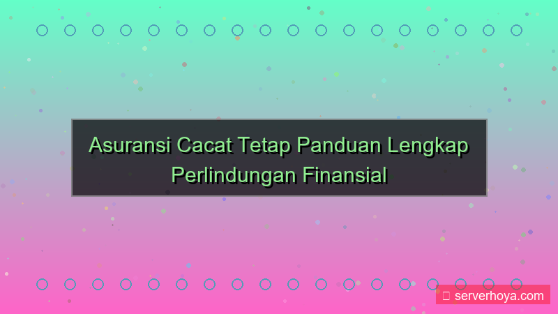 gambar Asuransi cacat tetap