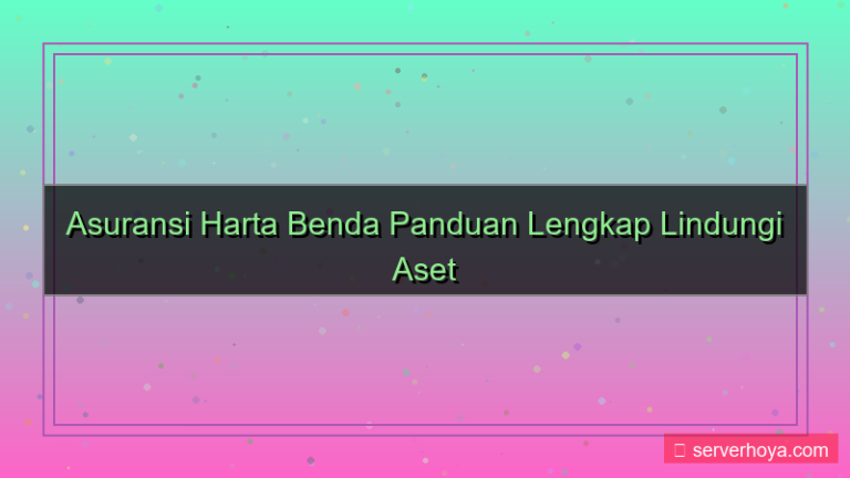Asuransi harta benda