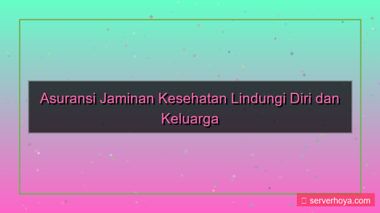 tampilan Asuransi jaminan kesehatan