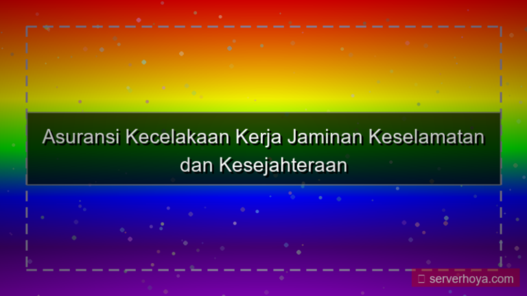 ilustrasi Asuransi kecelakaan kerja