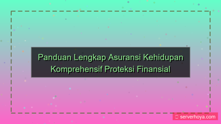 Asuransi kehidupan komprehensif