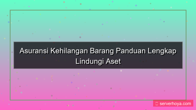 gambar Asuransi kehilangan barang
