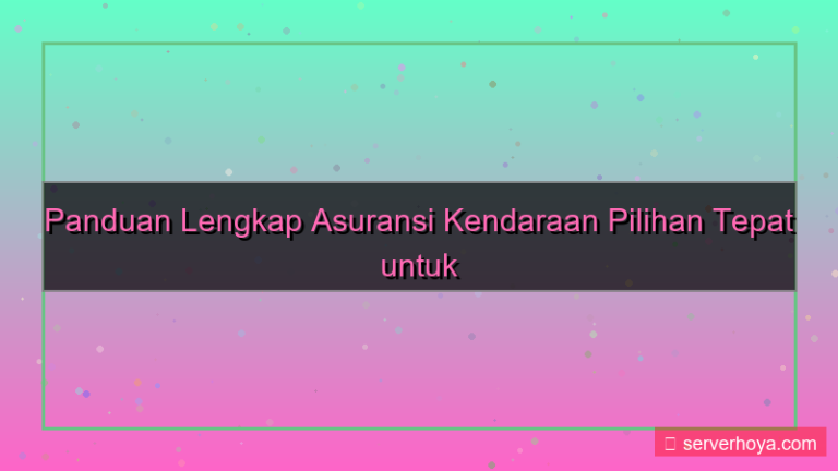 Asuransi kendaraan