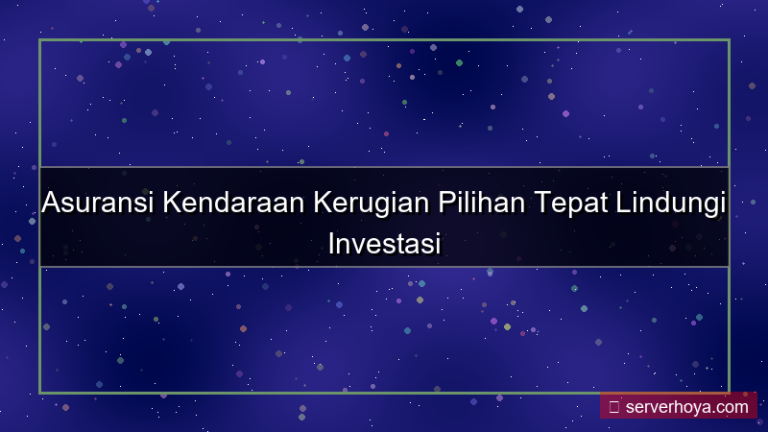 Asuransi kendaraan kerugian