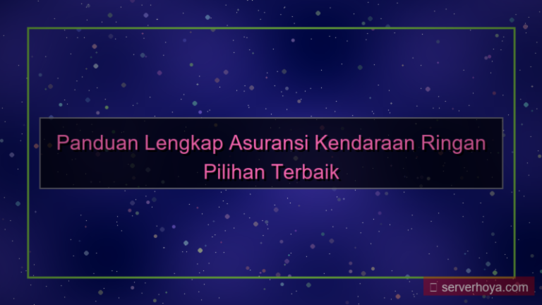 konten Asuransi kendaraan ringan