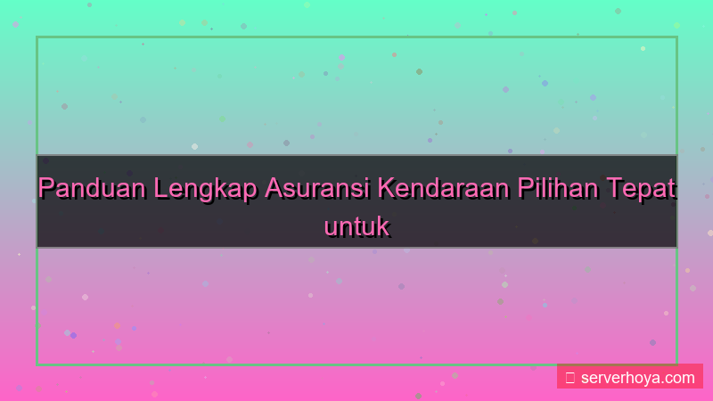 Asuransi kendaraan