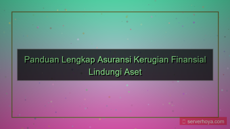 konten Asuransi kerugian finansial