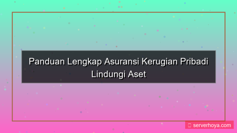 Asuransi kerugian pribadi
