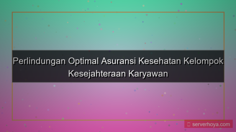 ilustrasi Asuransi kesehatan kelompok