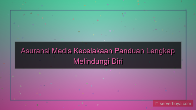 tampilan Asuransi medis kecelakaan
