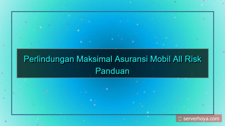 tampilan Asuransi mobil all risk