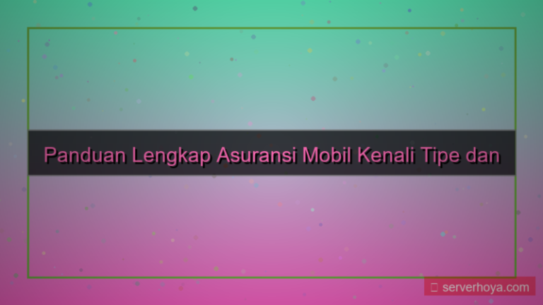 Asuransi mobil tipe