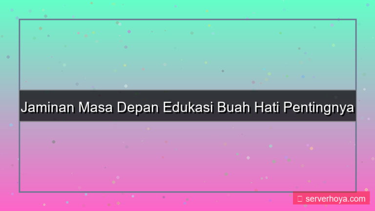 visual Asuransi pendidikan