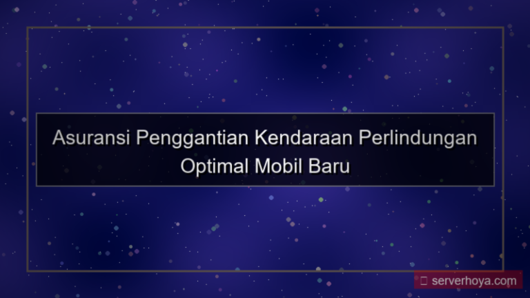 Asuransi penggantian kendaraan