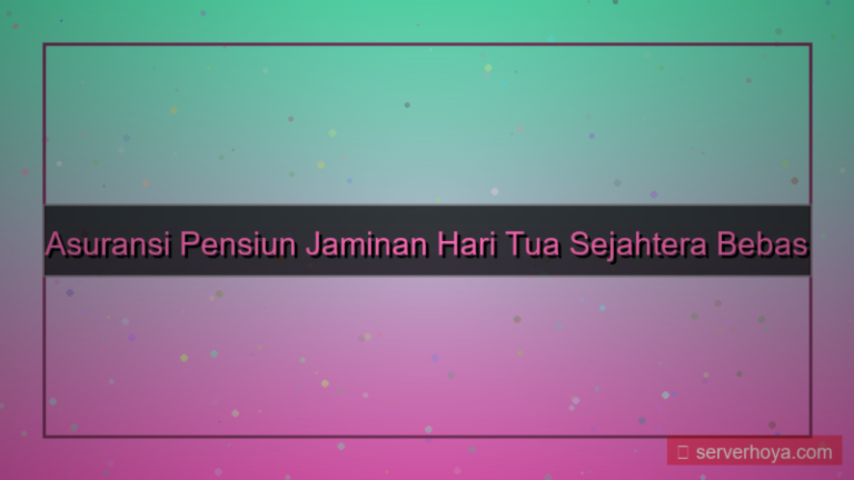 visual Asuransi pensiun