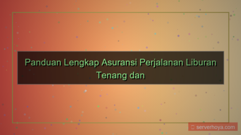 Asuransi perjalanan