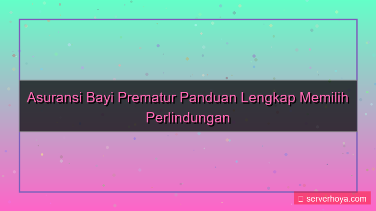 Asuransi prematur