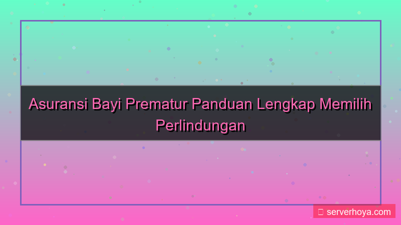 Asuransi prematur