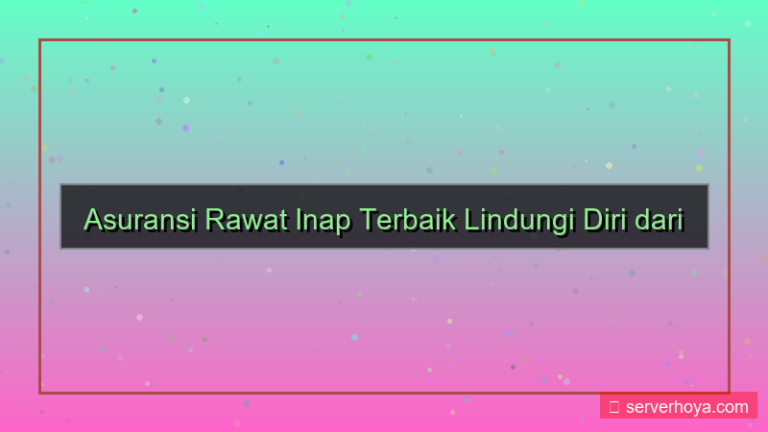 ilustrasi Asuransi rawat inap