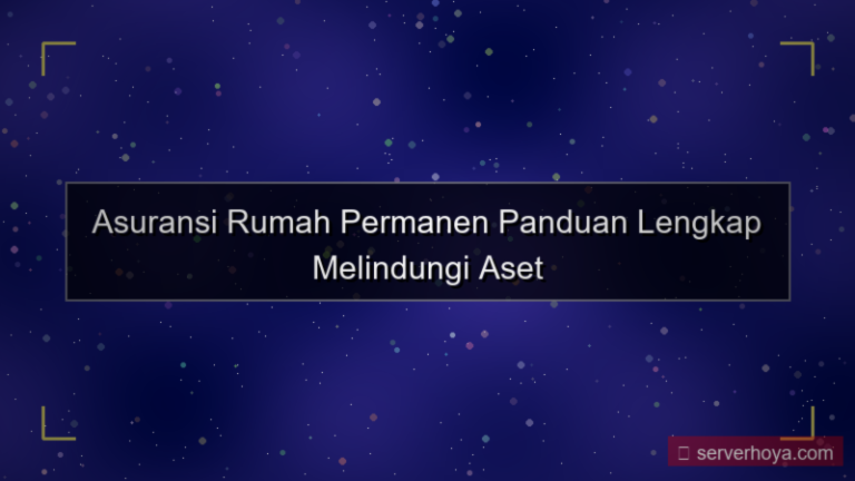 konten Asuransi rumah permanen