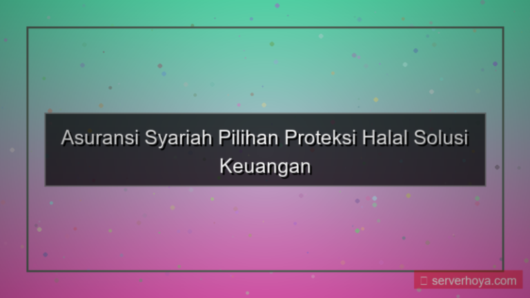 tampilan Asuransi syariah