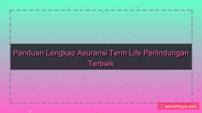 Asuransi term life