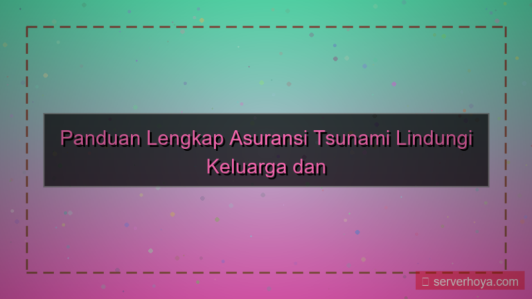 konten Asuransi tsunami