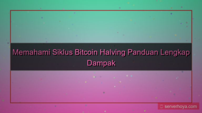 ilustrasi Bitcoin halving cycle
