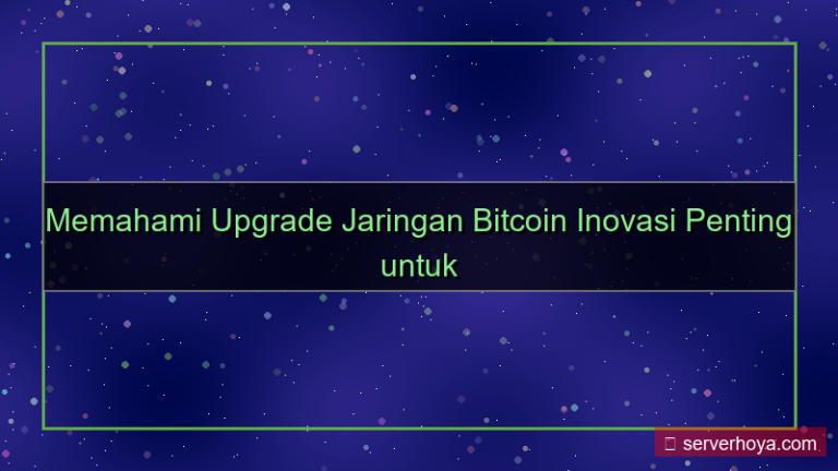 visual Bitcoin network upgrades