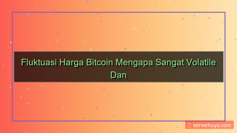 tampilan Bitcoin price volatility