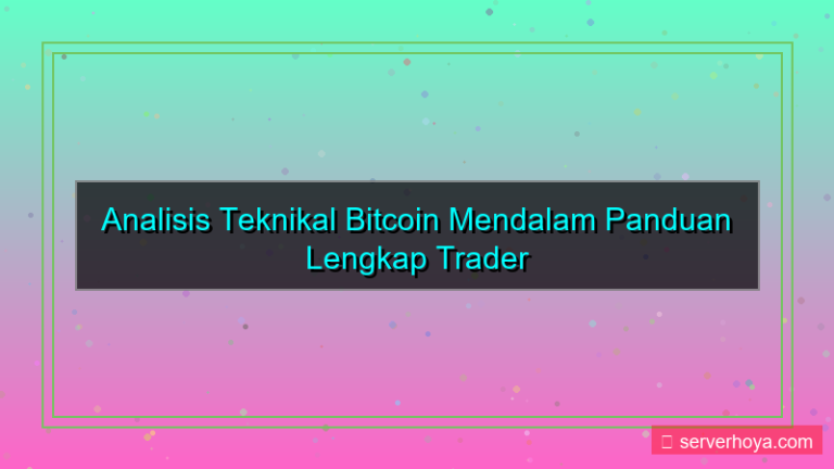 tampilan Bitcoin technical analysis