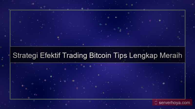 visual Bitcoin trading tips
