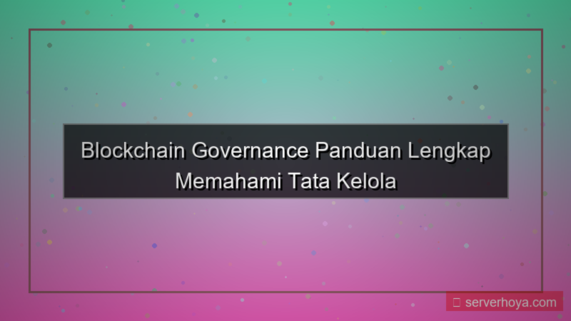 gambar Blockchain governance explained