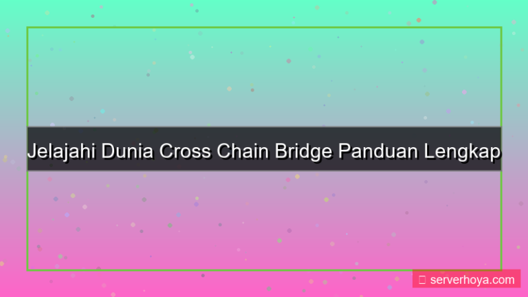 konten Cross chain bridges