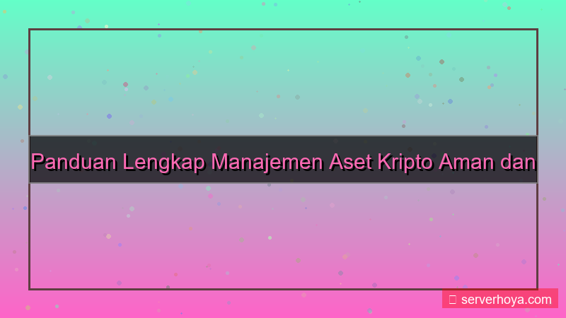 Crypto asset management