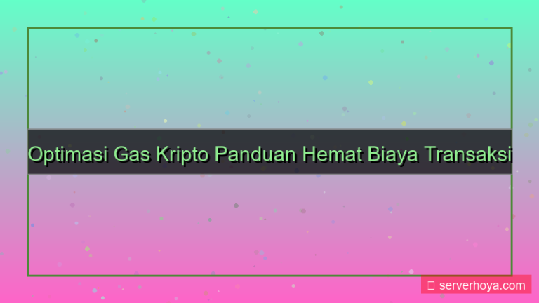 konten Crypto gas optimization