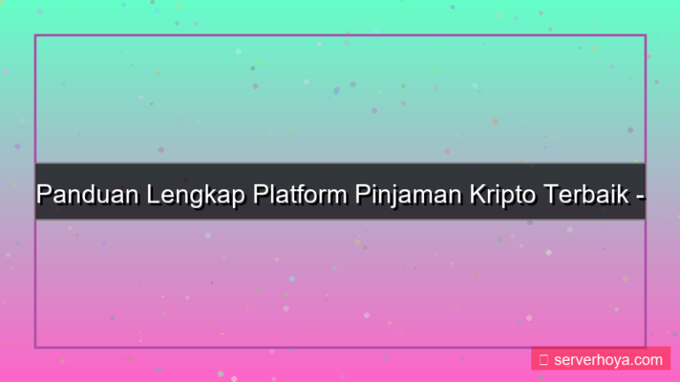 desain Crypto lending platforms