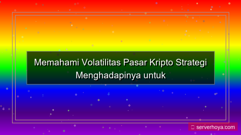 tampilan Crypto market volatility