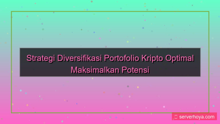 Crypto portfolio diversification