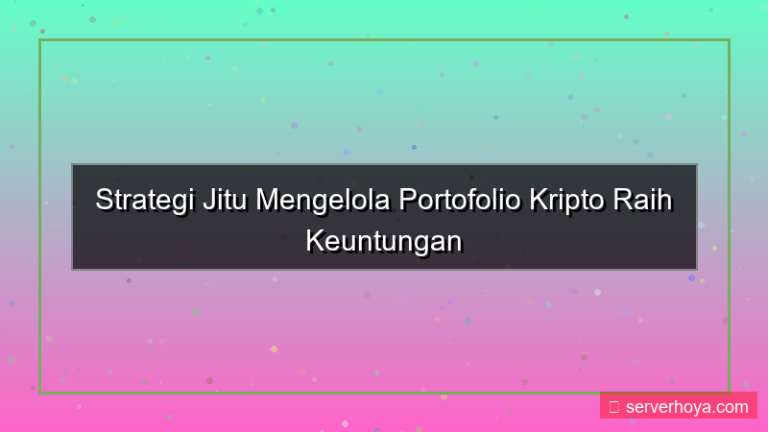 gambar Crypto portfolio management