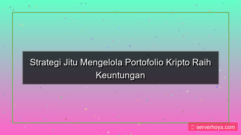gambar Crypto portfolio management