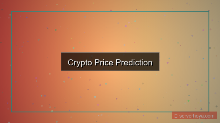 visual Crypto price prediction