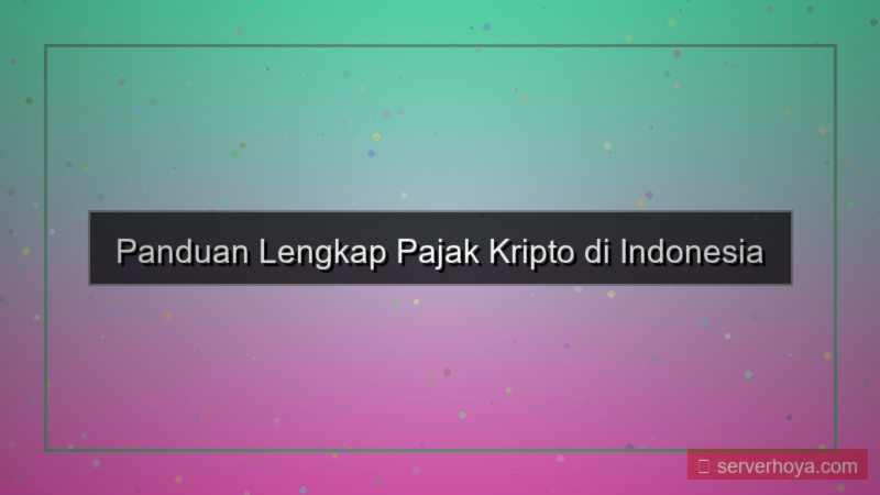 tampilan Crypto tax guide