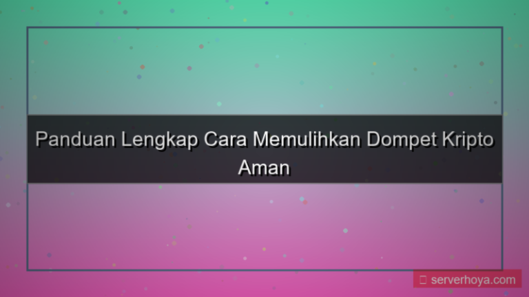 desain Crypto wallet recovery